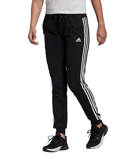 Calça Feminina Adidas Essentials Single Jersey 3 Listras