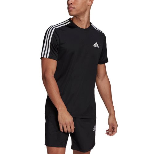 Camiseta Masculina Adidas D2M 3 Listras