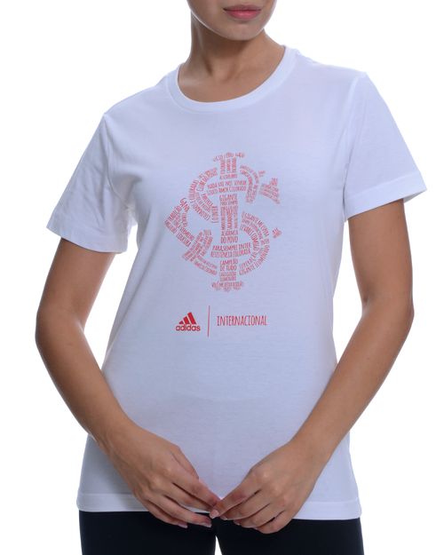Camiseta Feminina Adidas Logo Internacional