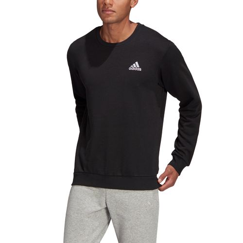 Blusão de Moletom Masculino Adidas Sem Capuz