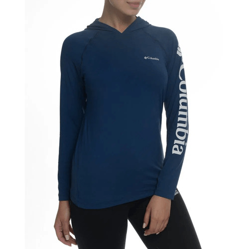 Camiseta Columbia Feminina M/L Aurora Com Capuz