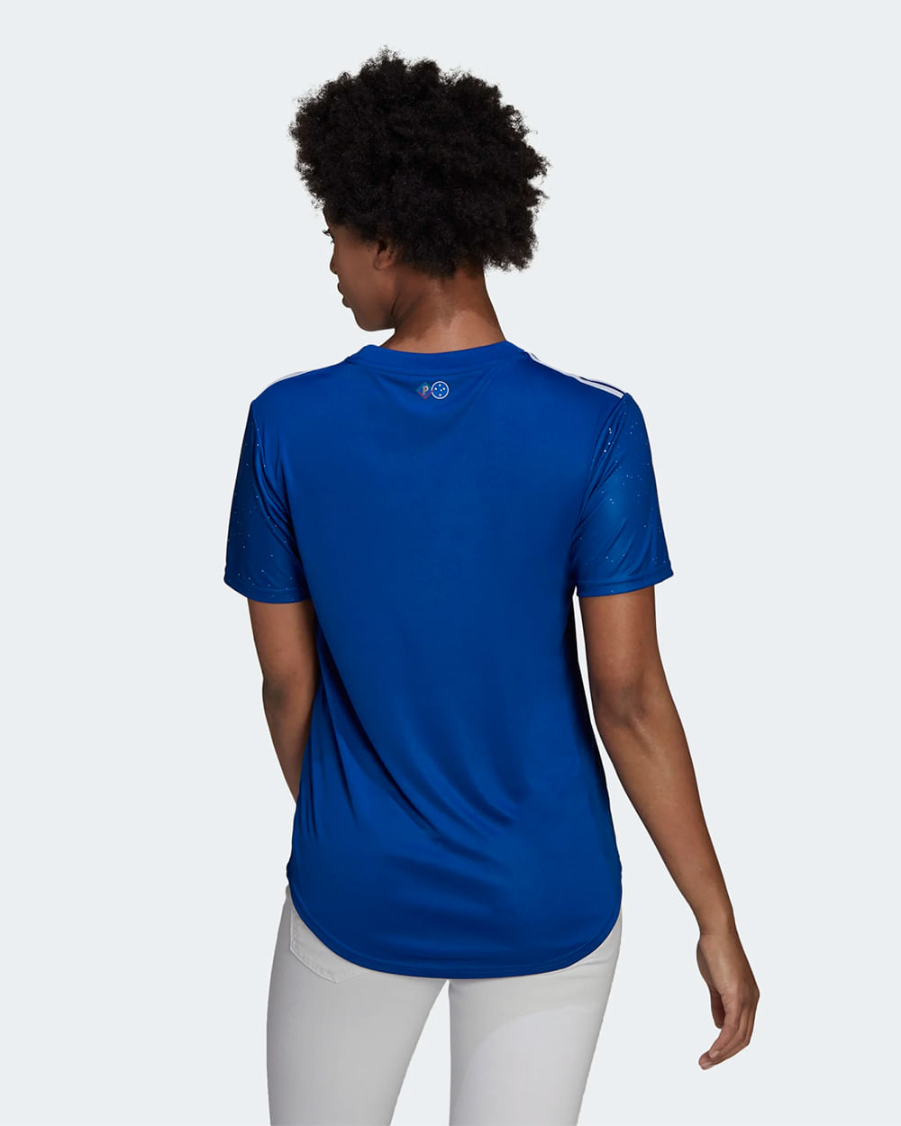 Camiseta Cruzeiro 21/22 Adidas Feminina - Azul