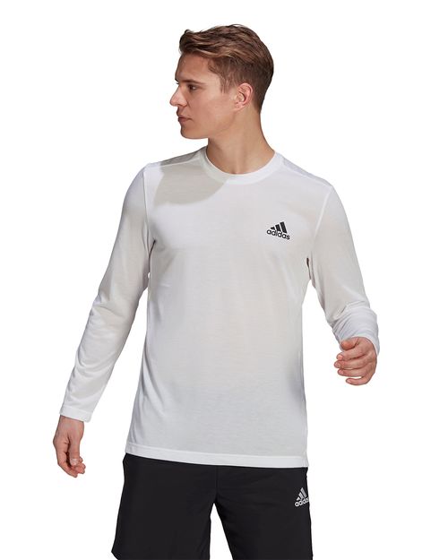 Camiseta Manga Longa Masculina Adidas Designed To Move