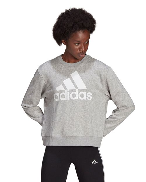Blusão Feminino Adidas Logo Sem Capuz