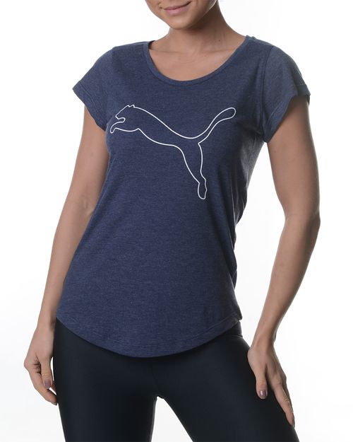 Camiseta Feminina Puma Heather Cat