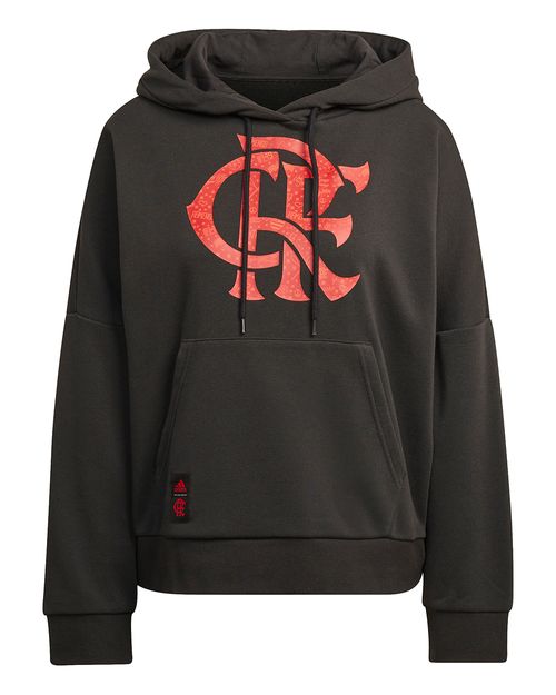 Blusa de Moletom Feminina Adidas Flamengo CRF