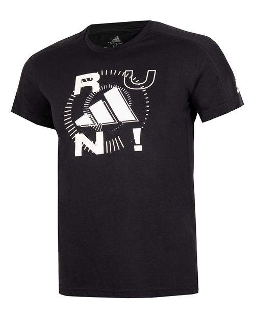 Camiseta Masculina Adidas Run Logo