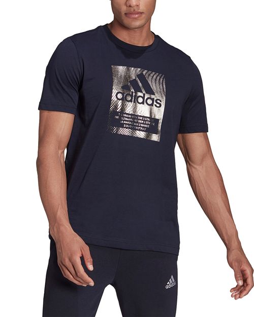 Camiseta Masculina Adidas Metalizada