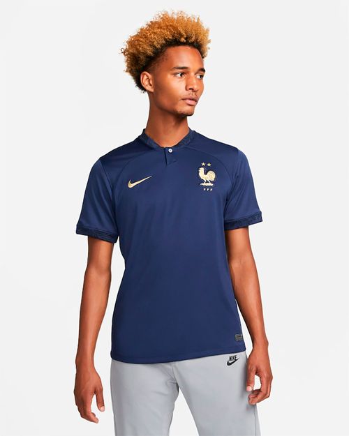Camisa Nike França I 2022/23 Torcedor Pro Masculina