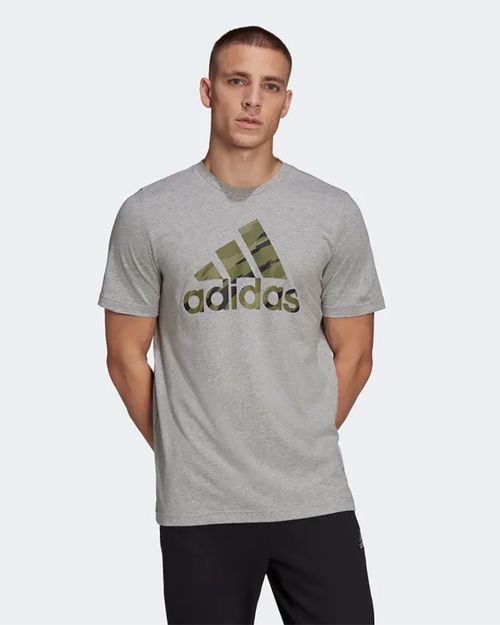 Camiseta Masculina Adidas Logo Camuflado