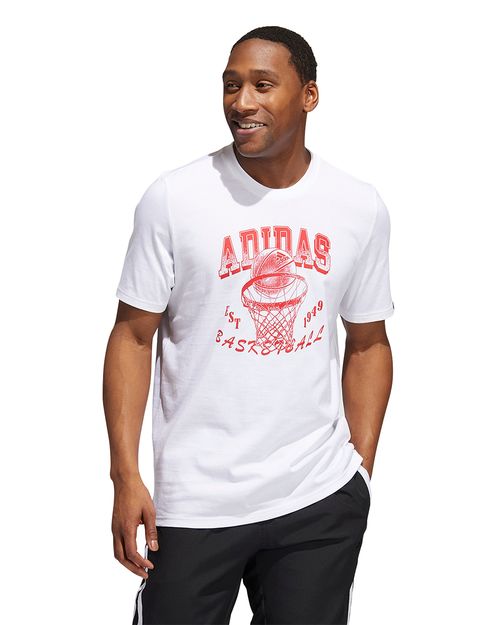 Camiseta Masculina Adidas World of Basketball