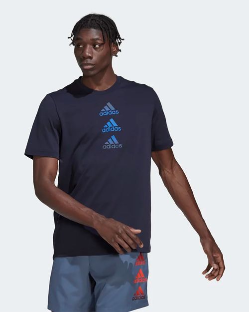 Camiseta Masculina Adidas Designed To Move Logo