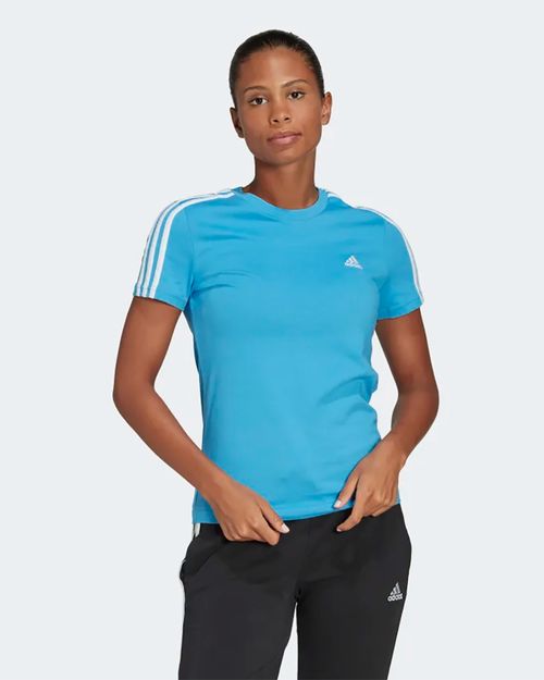 Camiseta Adidas Feminina Essentials 3 Listras