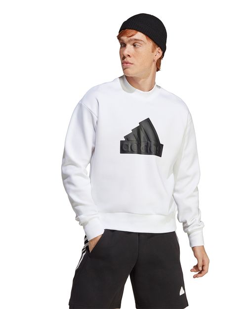 Blusão de Moletom Masculino Adidas Crew Future Icons Badge Of Sport