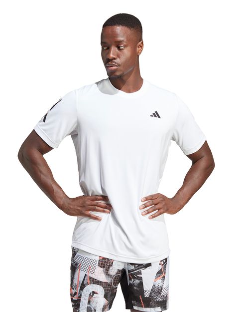 Camiseta Masculina Adidas Club 3 Listras Tennis