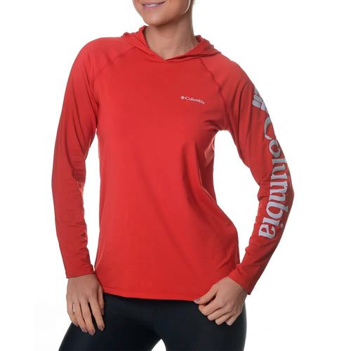 Camiseta Columbia Feminina M/L Aurora Com Capuz