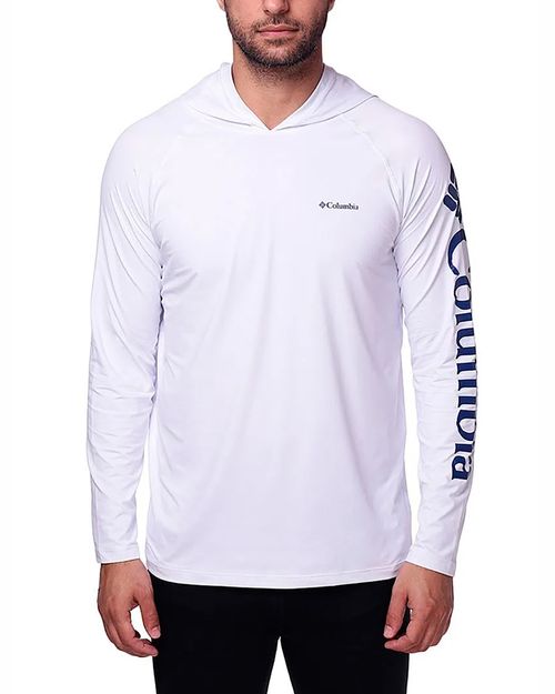 Camiseta Columbia Masculina M/L Aurora Com Capuz