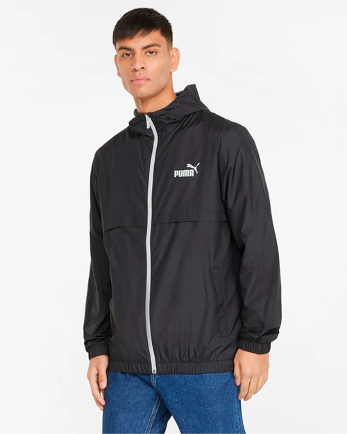 Jaqueta Masculina Puma Corta Vento Essentials Solid