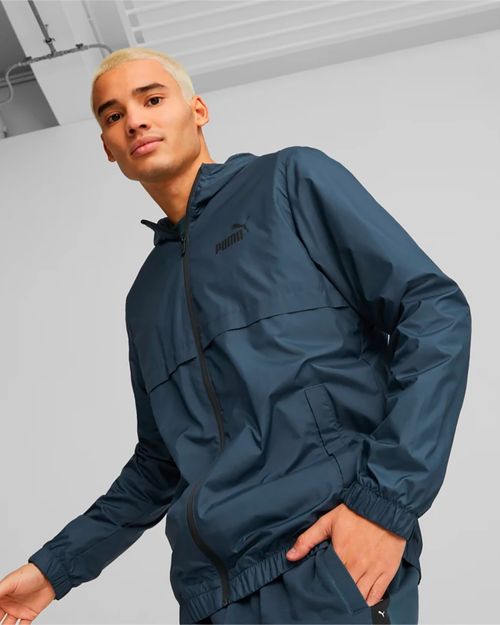 Jaqueta Masculina Puma Corta Vento Essentials Solid