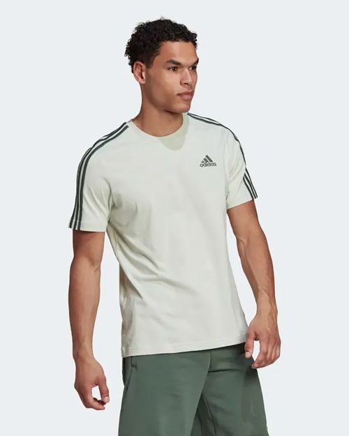 Camiseta Masculina Adidas Essentials 3 Listras