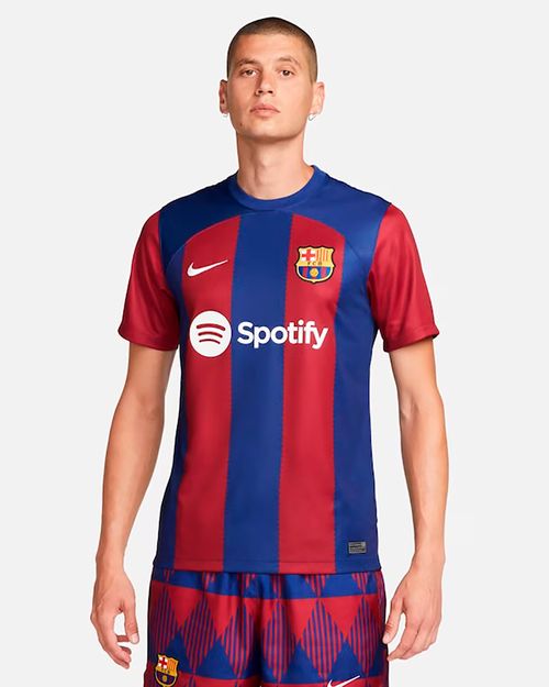 Camisa Nike Barcelona I 2023/24 Torcedor Pro Masculina