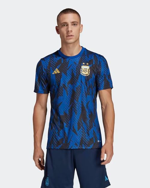 Camisa Masculina Adidas Pré-Jogo Argentina