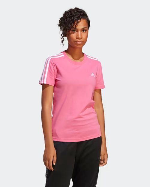 Camiseta Feminina Adidas Essentials Slim 3-Stripes