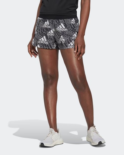 Shorts Feminino Adidas Pacer Estampa Logo Made for Training