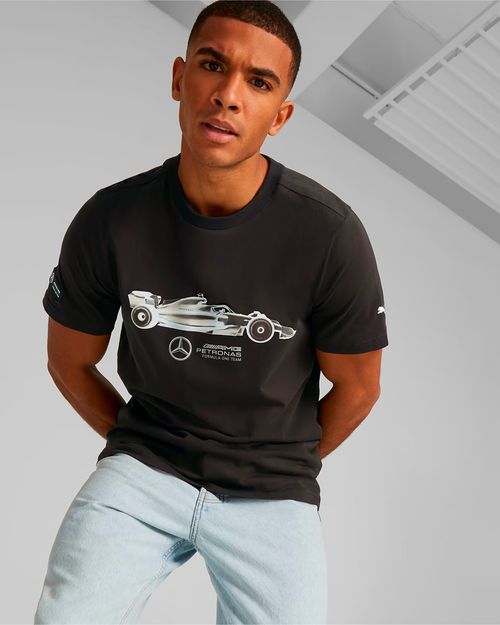 Camiseta Masculina Puma Mercedes AMG Petronas Motorsport Ess Car Graphic