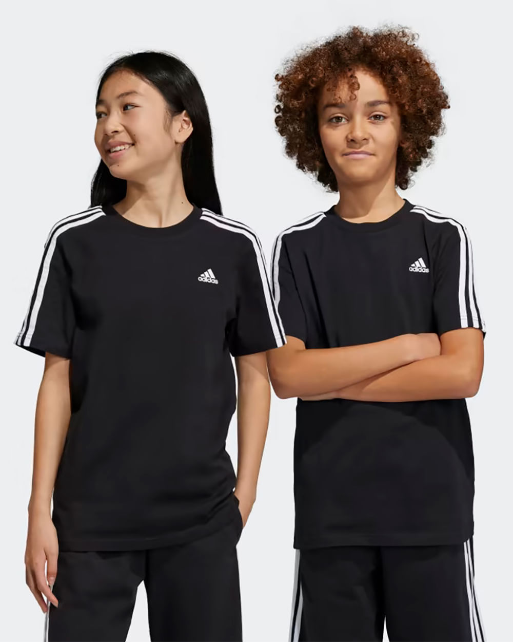 Camiseta Infantil Adidas Essentials 3 Stripes