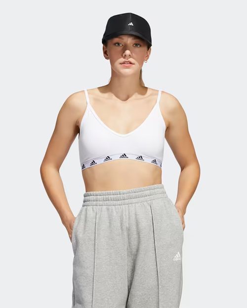 Top Femino Suporte Leve Adidas Purebare