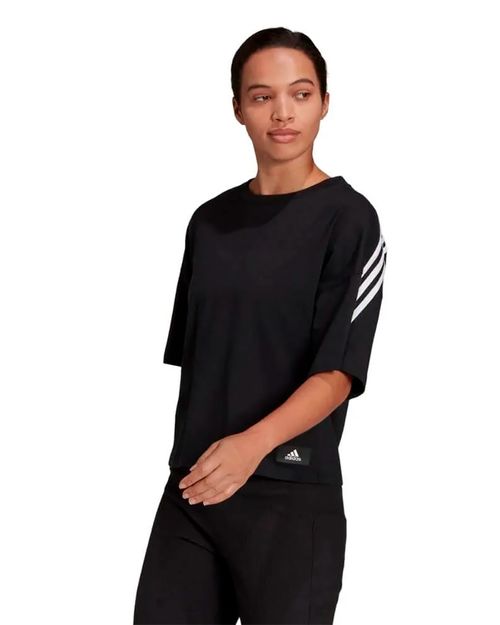 Camiseta Feminina Adidas Future Icon Com Listra