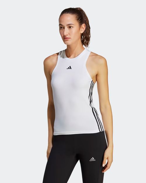 Regata Feminina Adidas Regular 3-Stripes AEROREADY Train Essentials