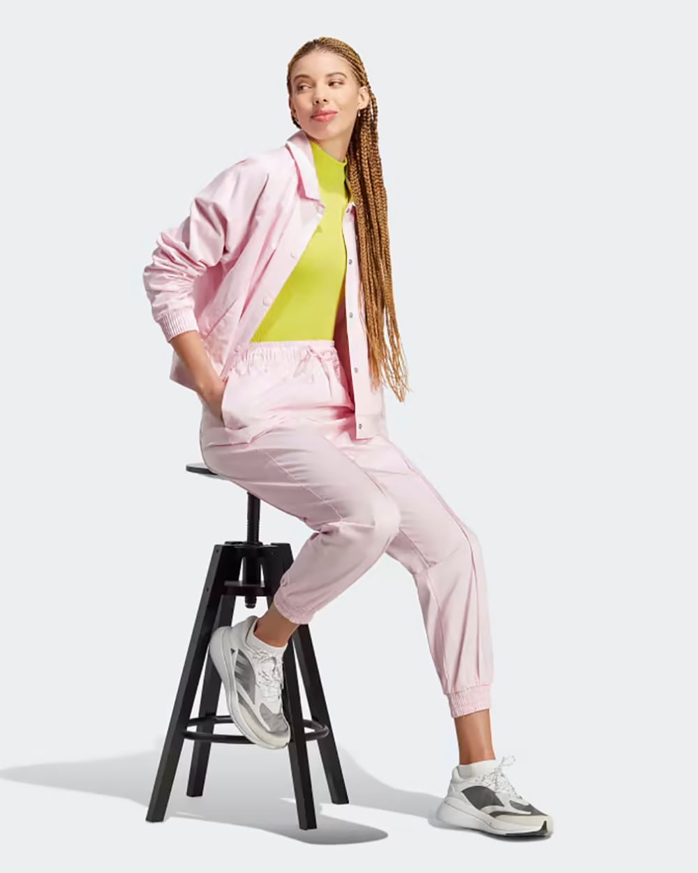 Calça Feminina Adidas Folgada Crystal Graphics - Drastosa