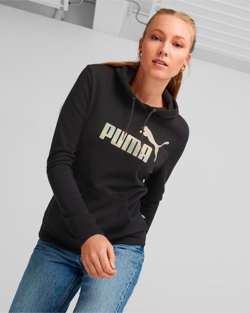 Blusão de Moletom Feminino Puma Essentials+ Novashine French Terry
