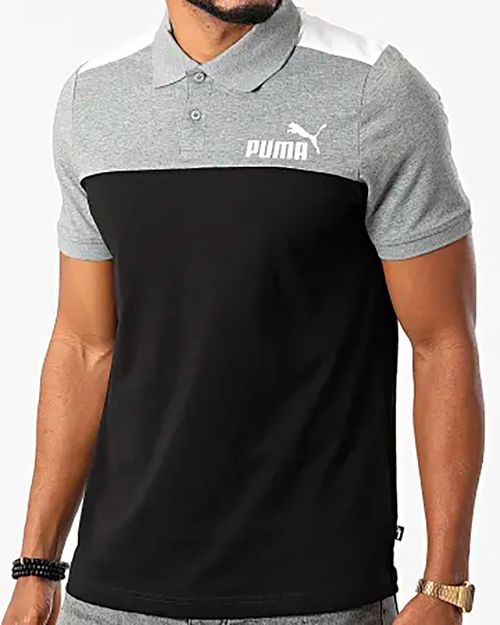 Camisa Polo Masculina Puma Essentials+ Block Jersey
