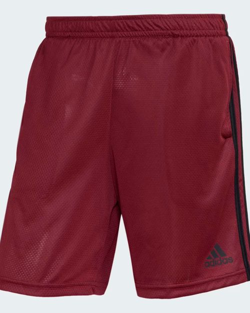 Shorts Masculino Adidas Malha 3-Stripes AEROREADY