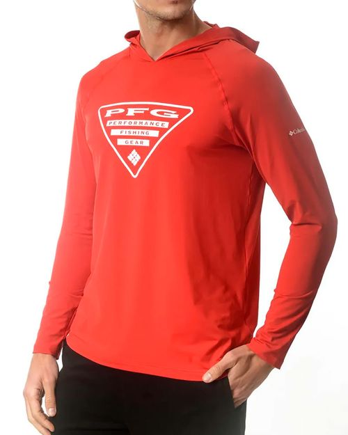 Camiseta Columbia Masculina M/L Aurora PFG Triangle