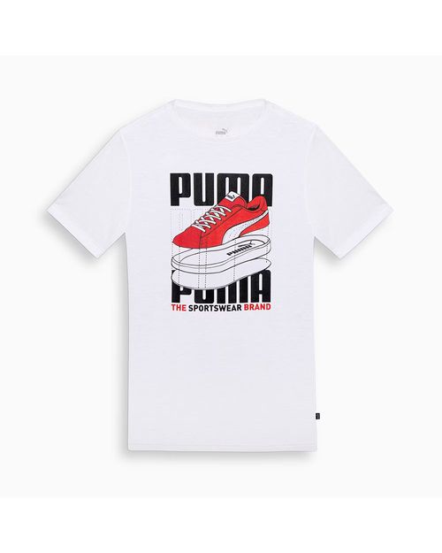 Camiseta Masculina Puma Graphics Sneaker Layers