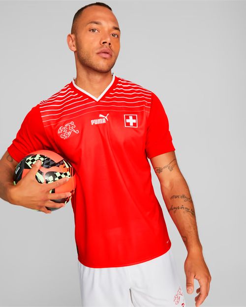 Camisa Puma Suíça 22/23 Masculina Torcedor