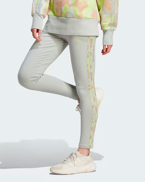 Calça Legging Feminina Adidas Estampada Floral 3 Litras