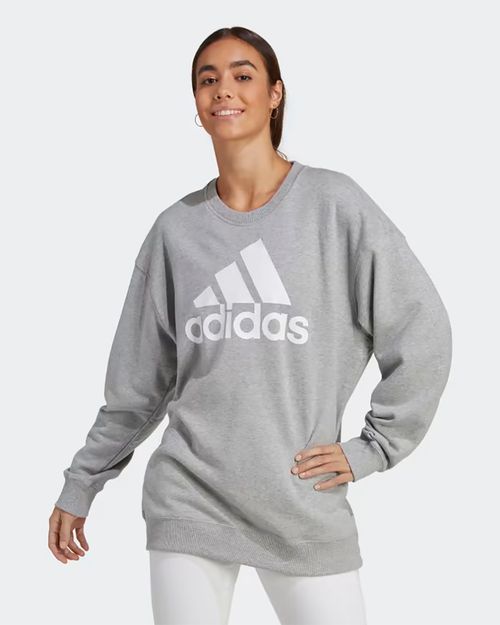 Blusa de Moletinho Feminino Adidas Essentials Big Logo