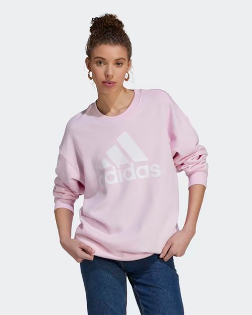 Blusa de Moletinho Feminina Adidas Essentials Big Logo