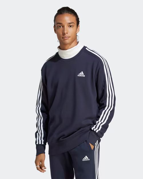 Blusa de Moletom Masculina Adidas Essentials 3 Stripes