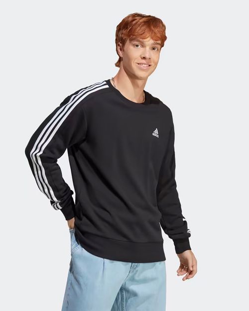 Blusa de Moletom Masculina Adidas Essentials 3 Stripes