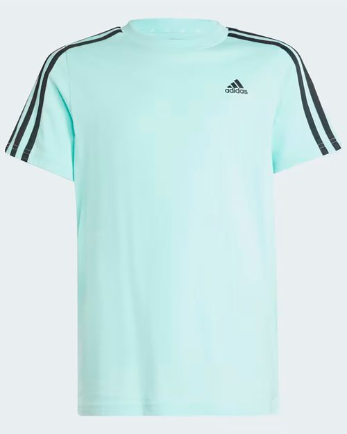 Camiseta Infantil Adidas Algodão Essentials 3-Stripes