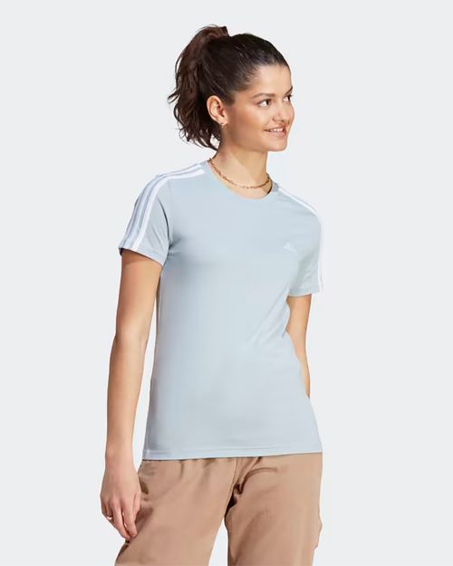 Camiseta Feminina Adidas Essentials Slim 3-Stripes