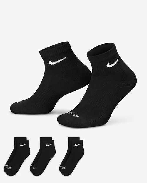 Meia Masculina Nike Everyday Plus Cushioned - 3 Pares