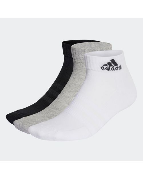Meia Adidas Amortecidas Sportswear Ankle Cushioned 3 Pares
