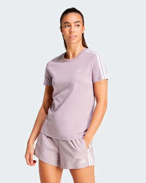 Camiseta Feminina Adidas Essentials Slim 3-Stripes